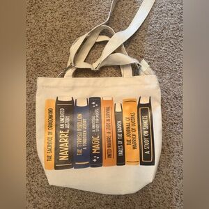Fourth Wing inspired tote x Barnes and Noble
